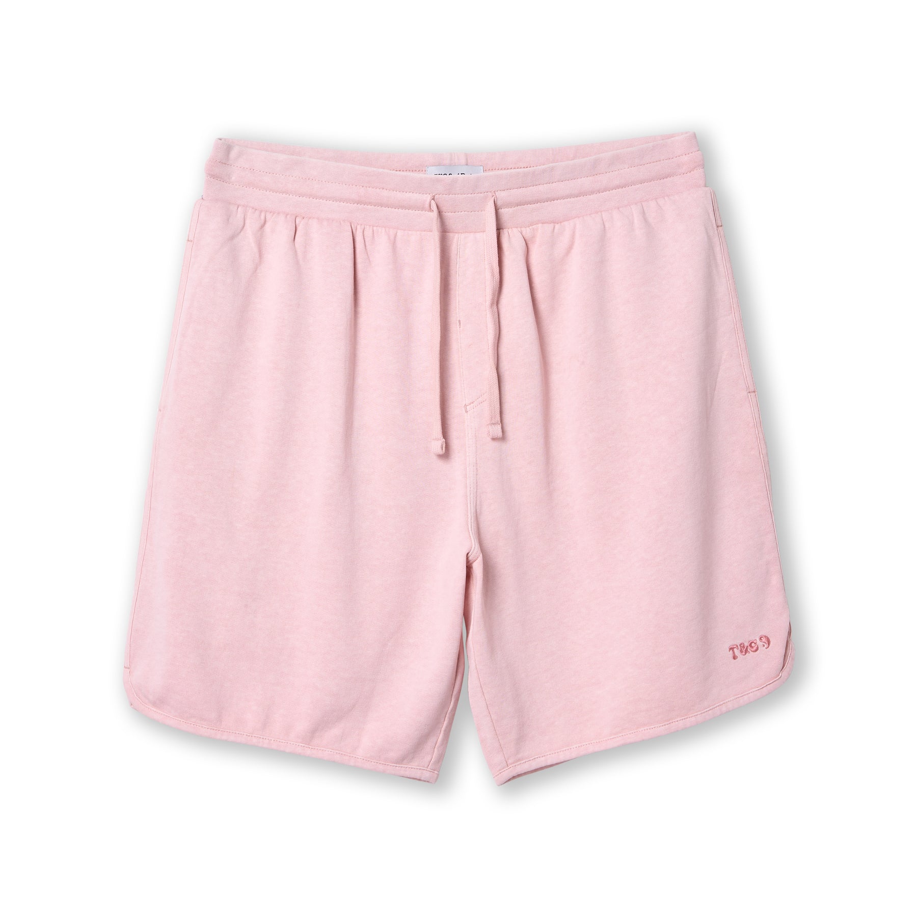 Calções de fato de treino lisos da T&C Surf Designs - Rosa antigo