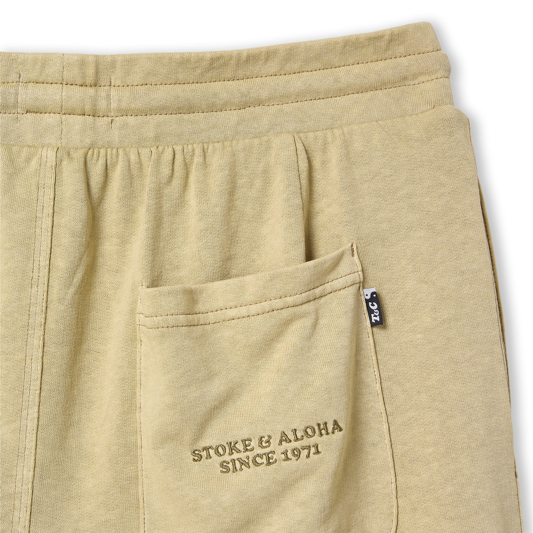 T&C Surf Designs Sweatshirt Liso Curto-Musgo
