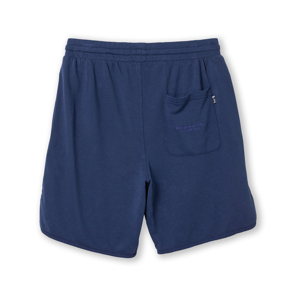 Calção de moletom liso T&C Surf Designs - Azul Marinho Escuro