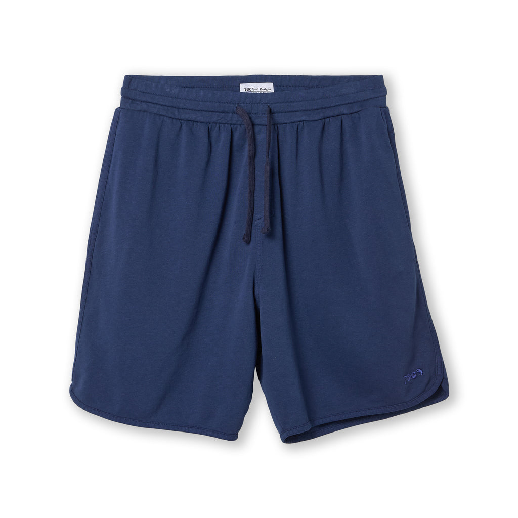 Calção de moletom liso T&C Surf Designs - Azul Marinho Escuro