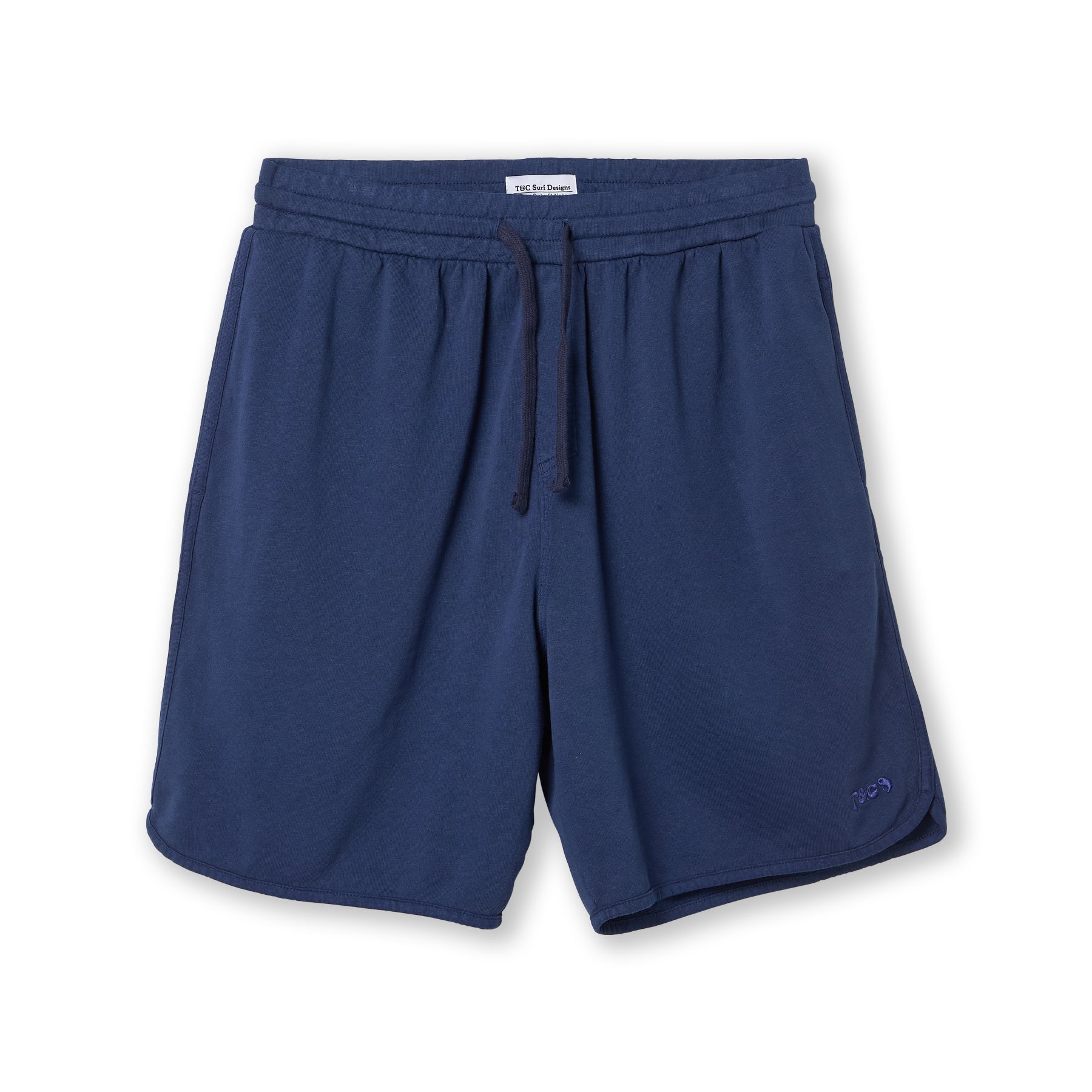 Calção de moletom liso T&C Surf Designs - Azul Marinho Escuro