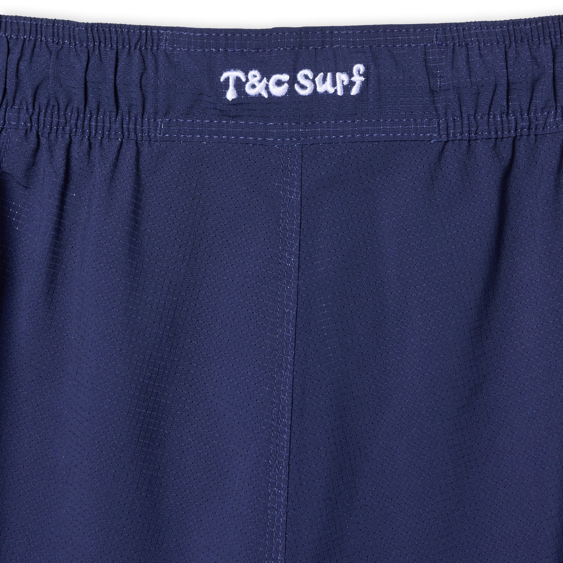 T&amp;C Surf Designs Elastic Scalop 19" Beach Short-Navy