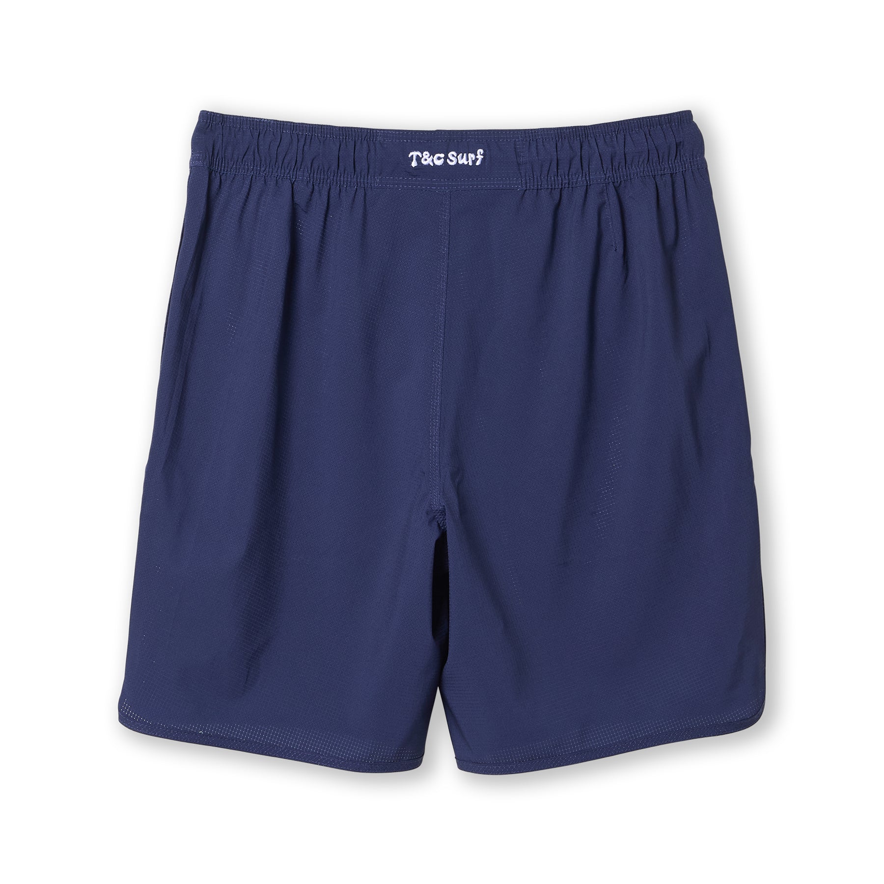 T&amp;C Surf Designs Elastic Scalop 19" Beach Short-Navy