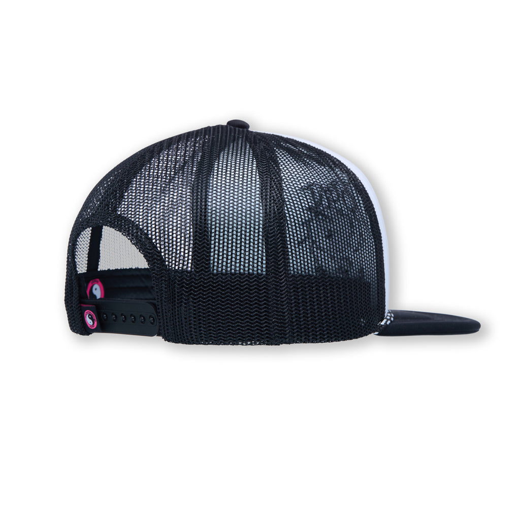 Boné Trucker em Espuma Koi da T&C Surf Designs - Preto