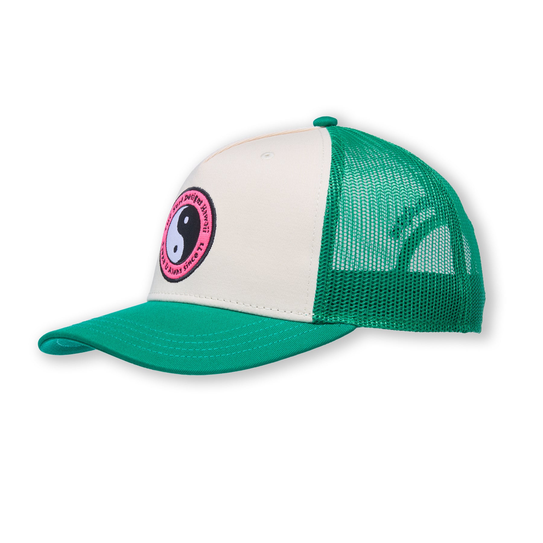 Boné Trucker T&C Surf Designs YY Multico - Verde Natural