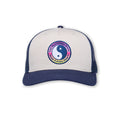 YY Multico Casquette Trucker -Natural / D.Navy / Gradient logo