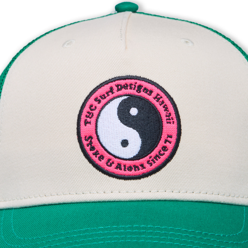 T&amp;C Surf Designs YY Multico Trucker Cap - Green Natural