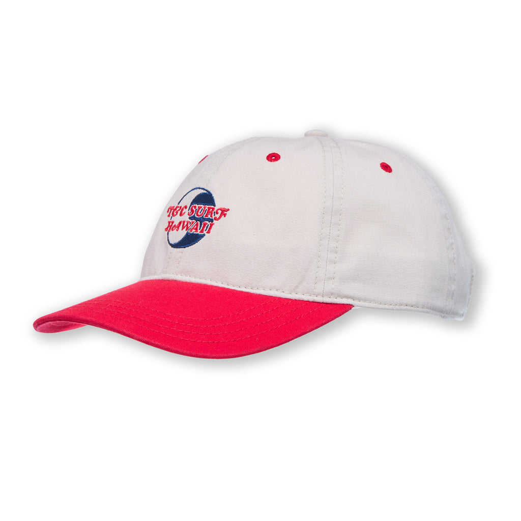 Boné T&C Surf Designs TCSH Dad Cap - Cinza-bege/Vermelho