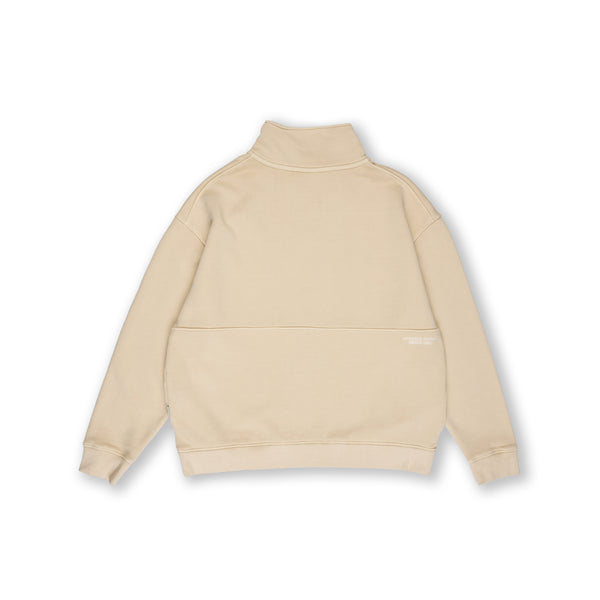 T&C Surf Designs TCSH Quarter Zip Sweat-Greige