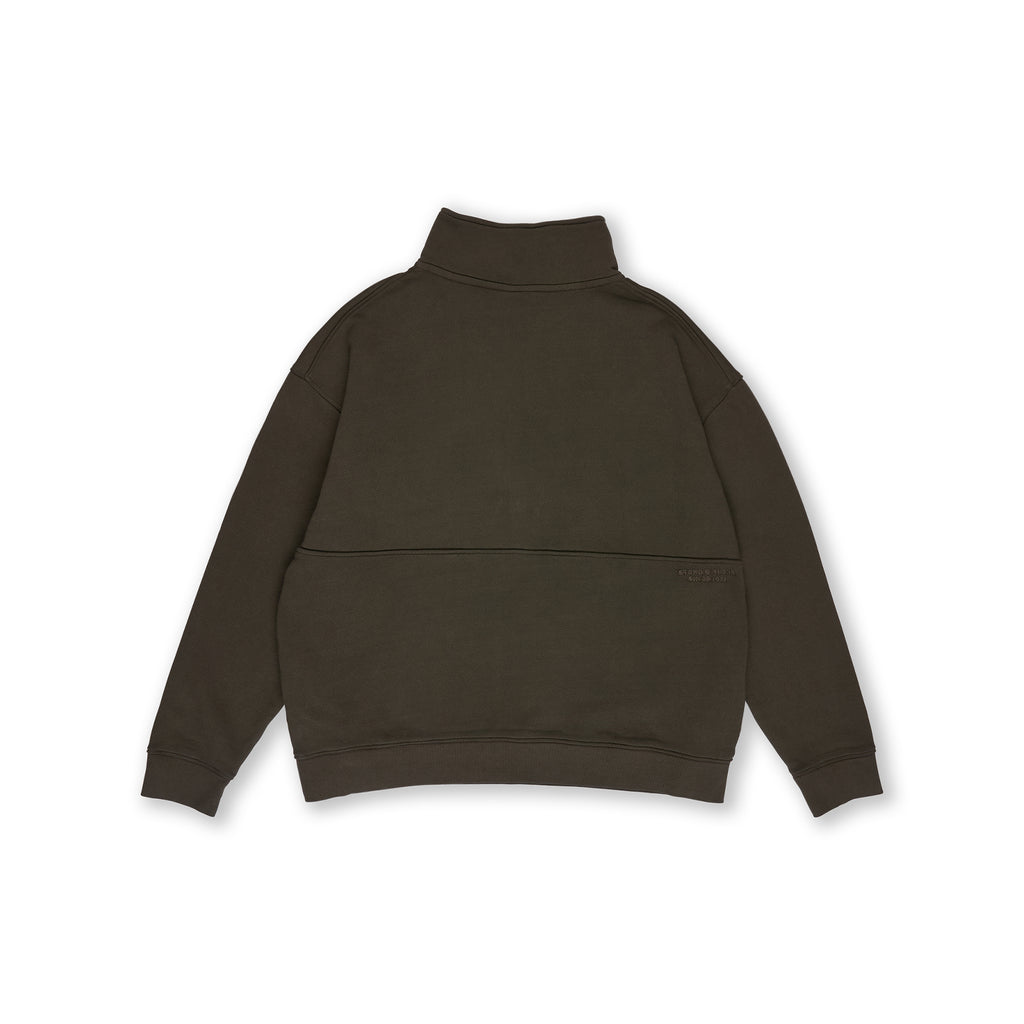 TCSH Quarter Zip Sweat-Brown