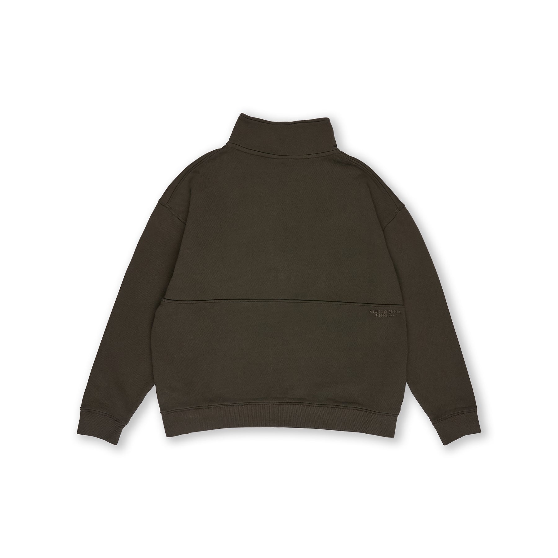 T&amp;C Surf Designs TCSH Quarter Zip Sweat-Brown