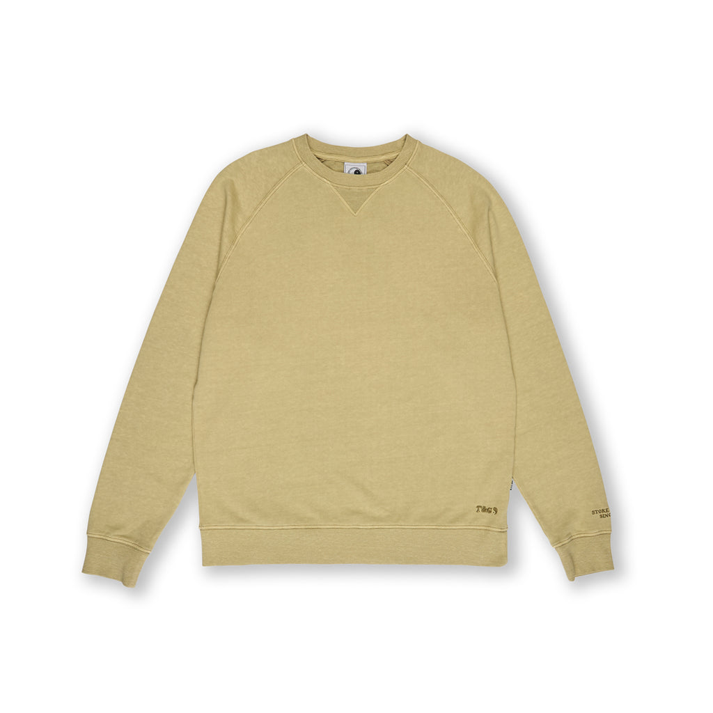 T&C Surf Designs T-Shirt OG Plain Crew Sweat-Moss