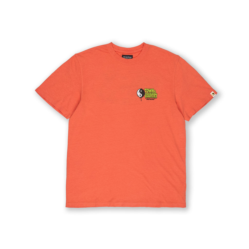 T-shirt de manga curta Get Rad da T&C Surf Designs - Vermelha usada