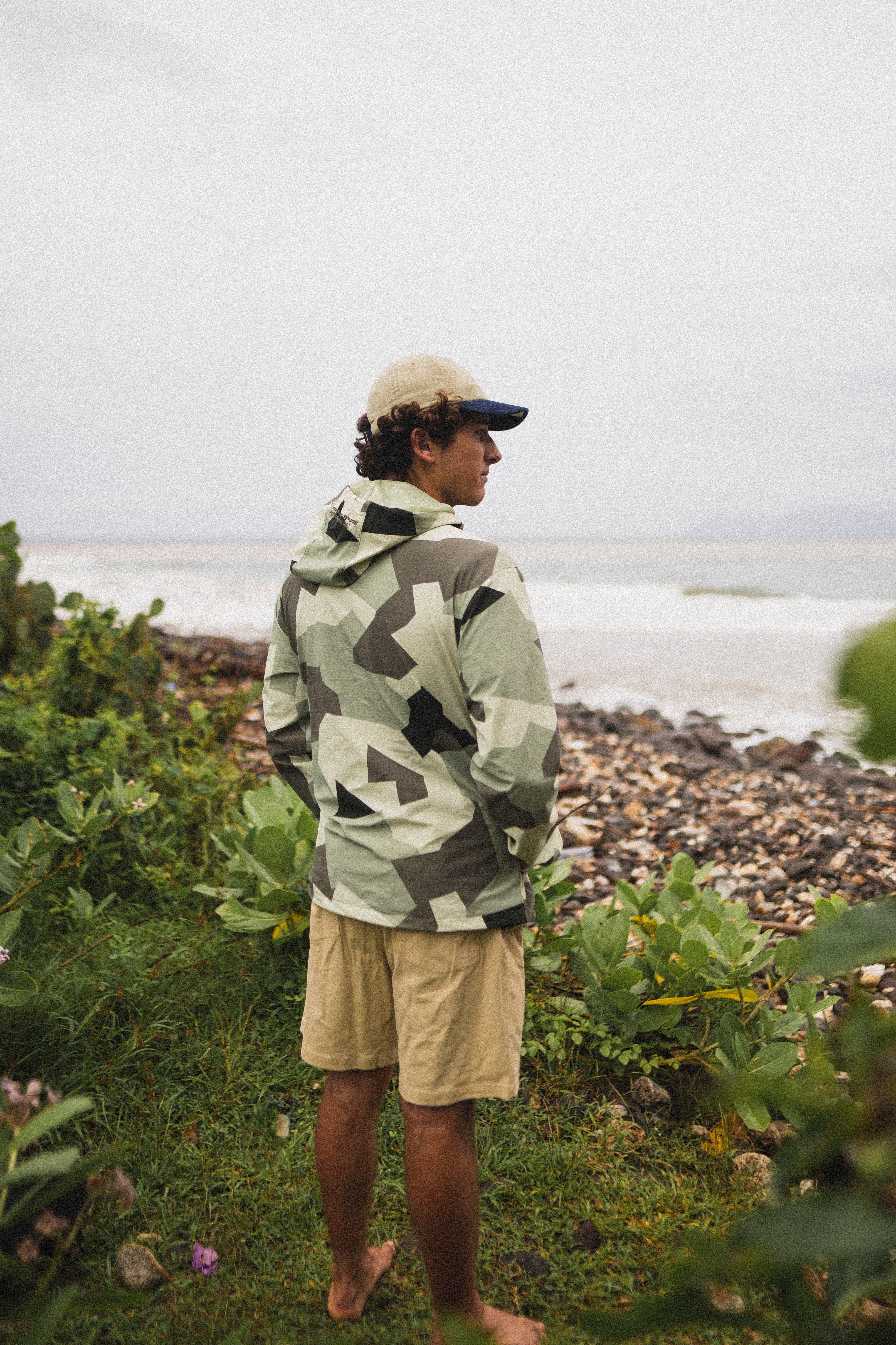 T&C Surf Designs Hooded Coach Jacket - Camo