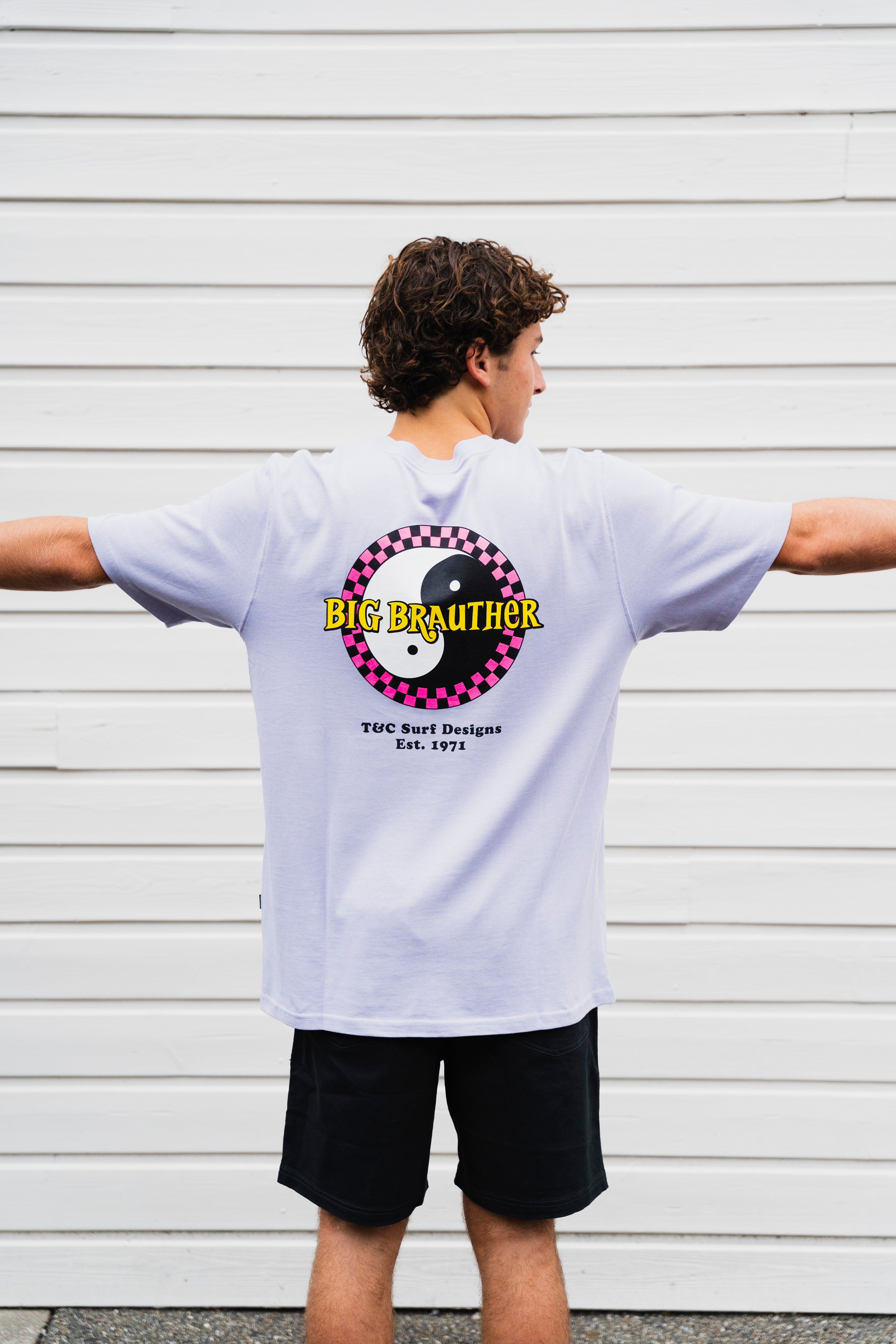 BIG BRAUTHER X T&C Surf Designs T-shirt - Washed Lavender