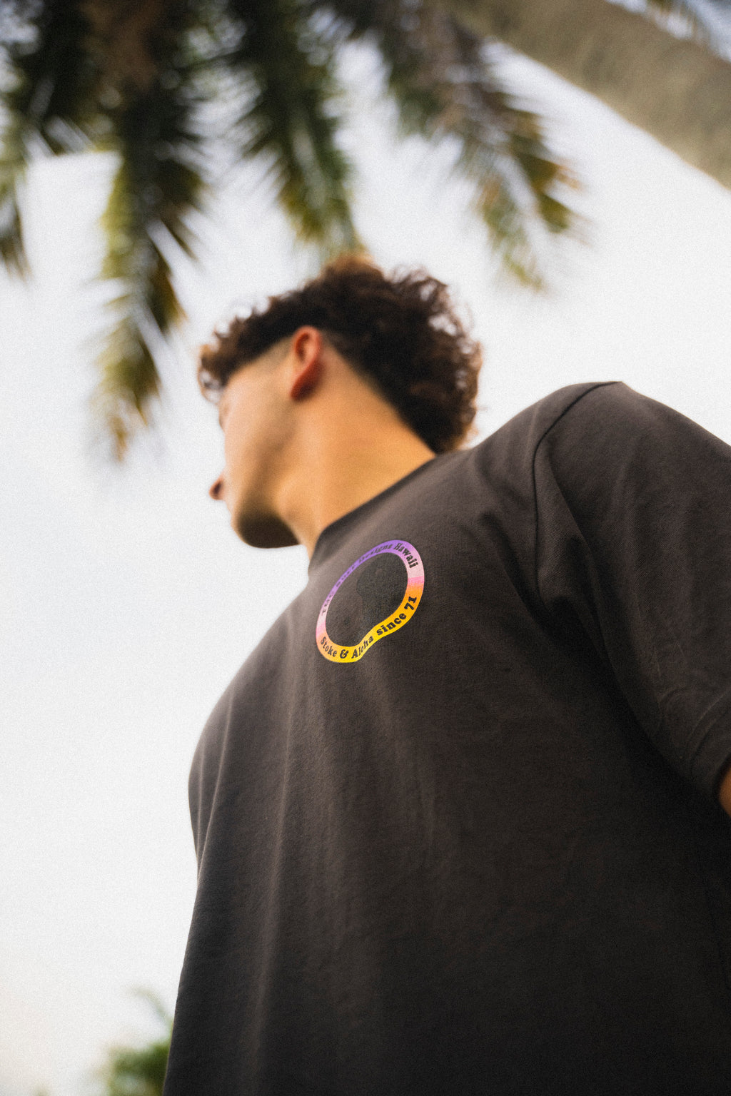 T-shirt de manga curta T&C Surf Designs YY 71 Logo - Preto