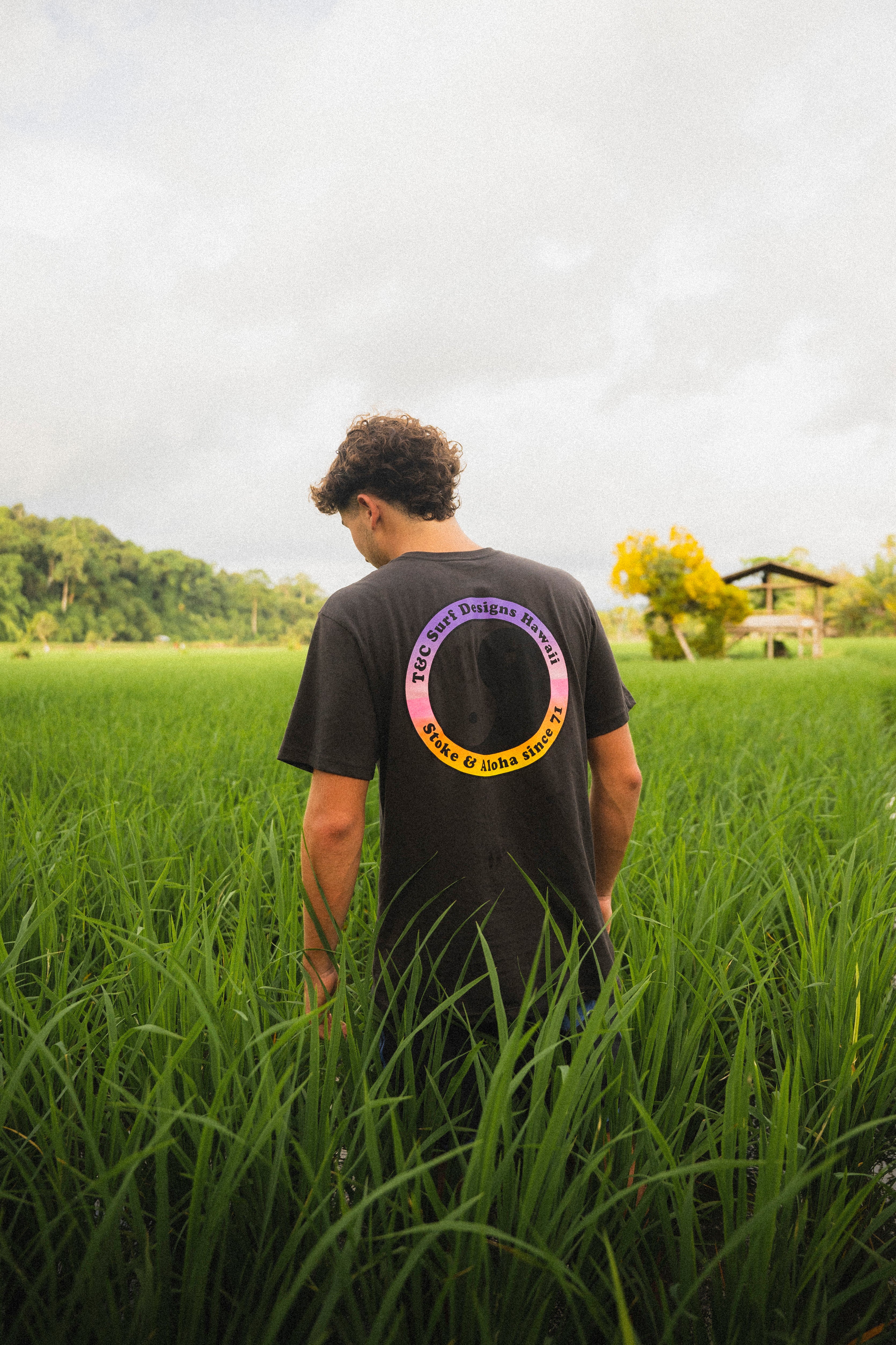 T-shirt de manga curta T&C Surf Designs YY 71 Logo - Preto