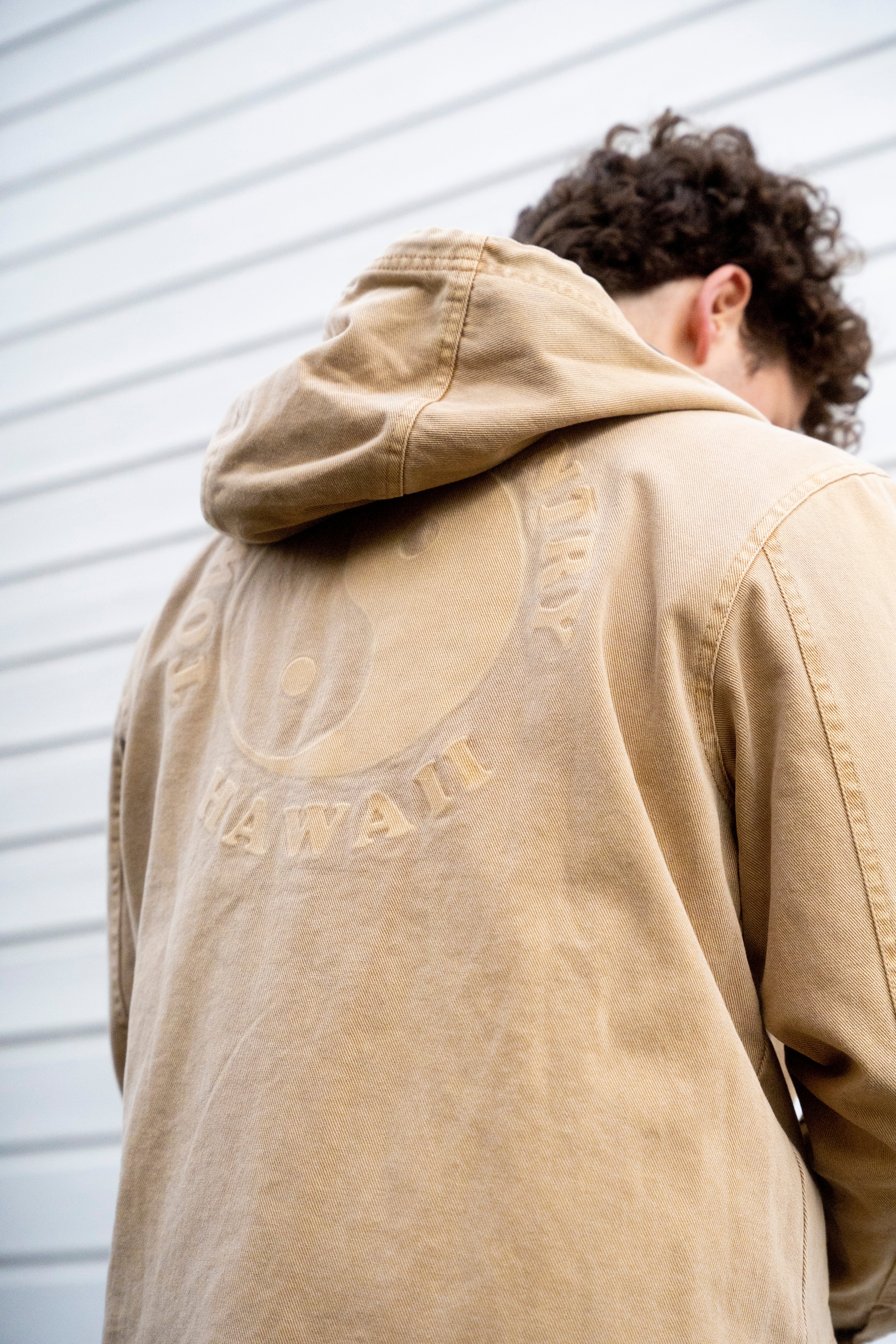 T&C Surf Designs Twill Hooded Jacket - Dark Khaki