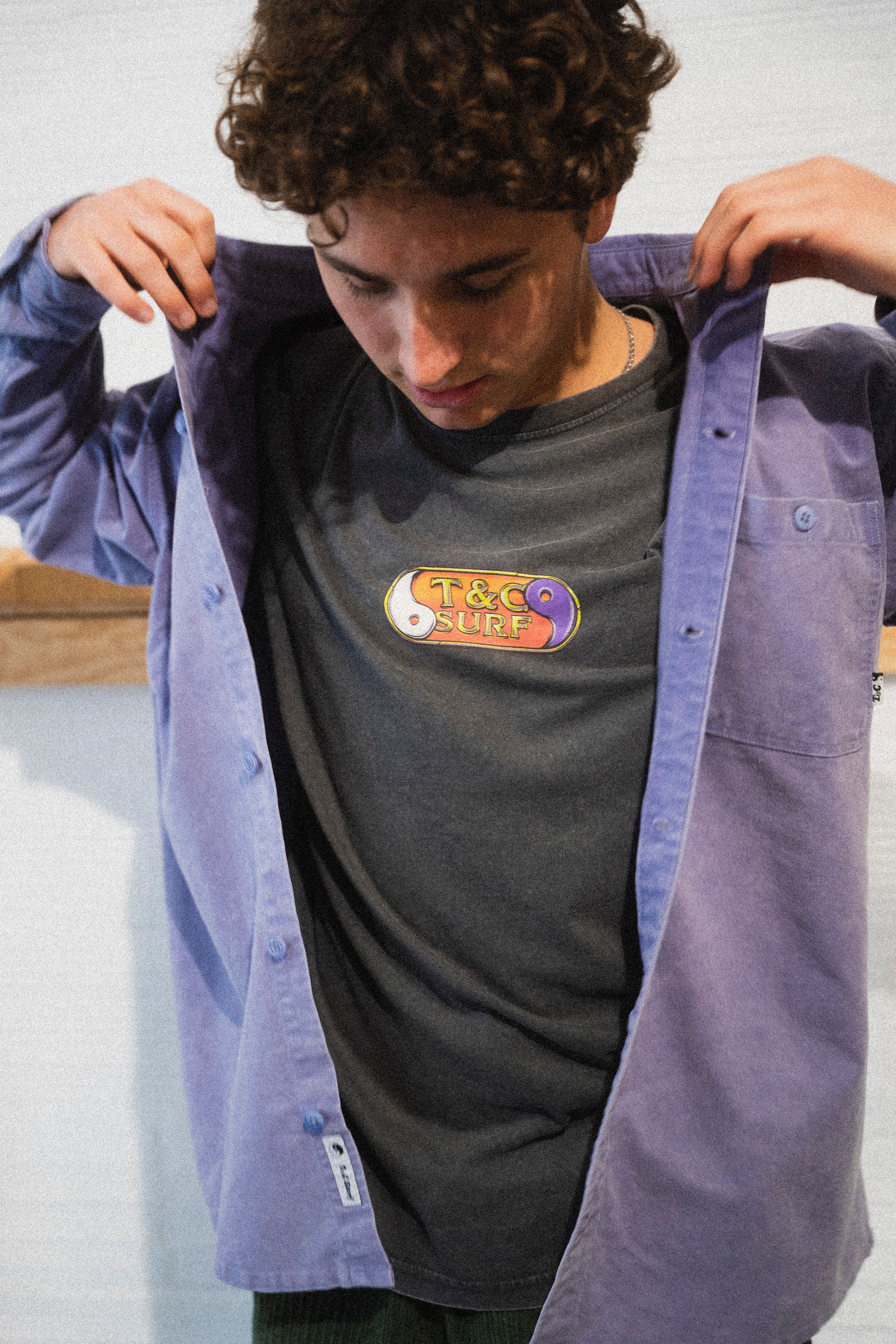 T&C Surf Designs Town Surchemise - Washed Lavender