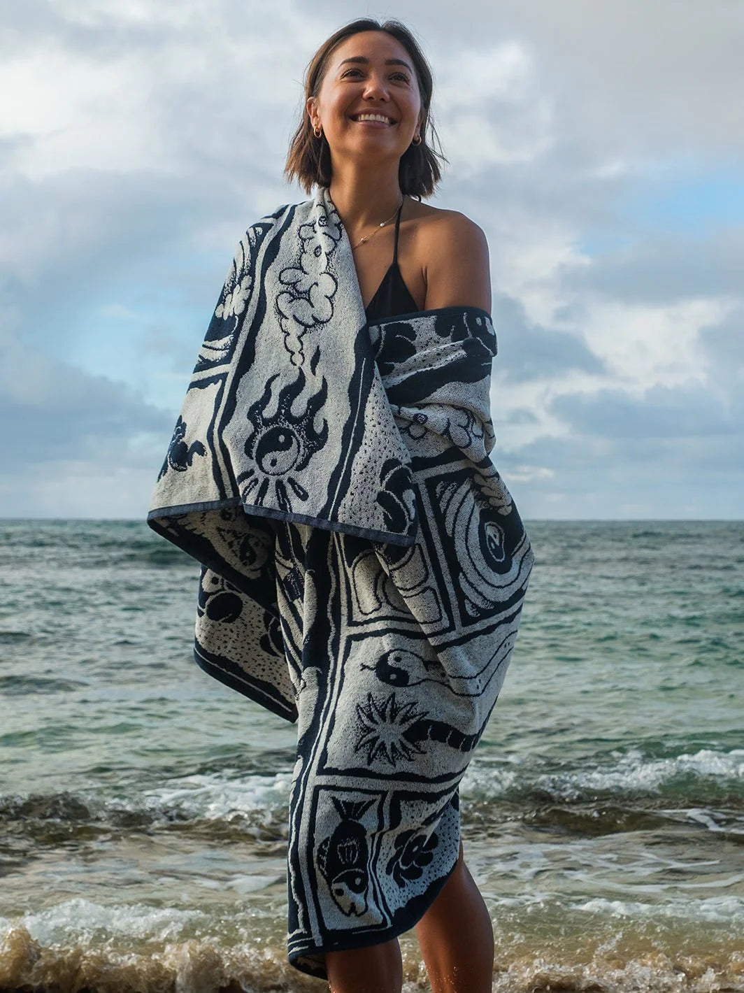 Toalha Kenny Camp da T&C Surf Designs - Azul Marinho