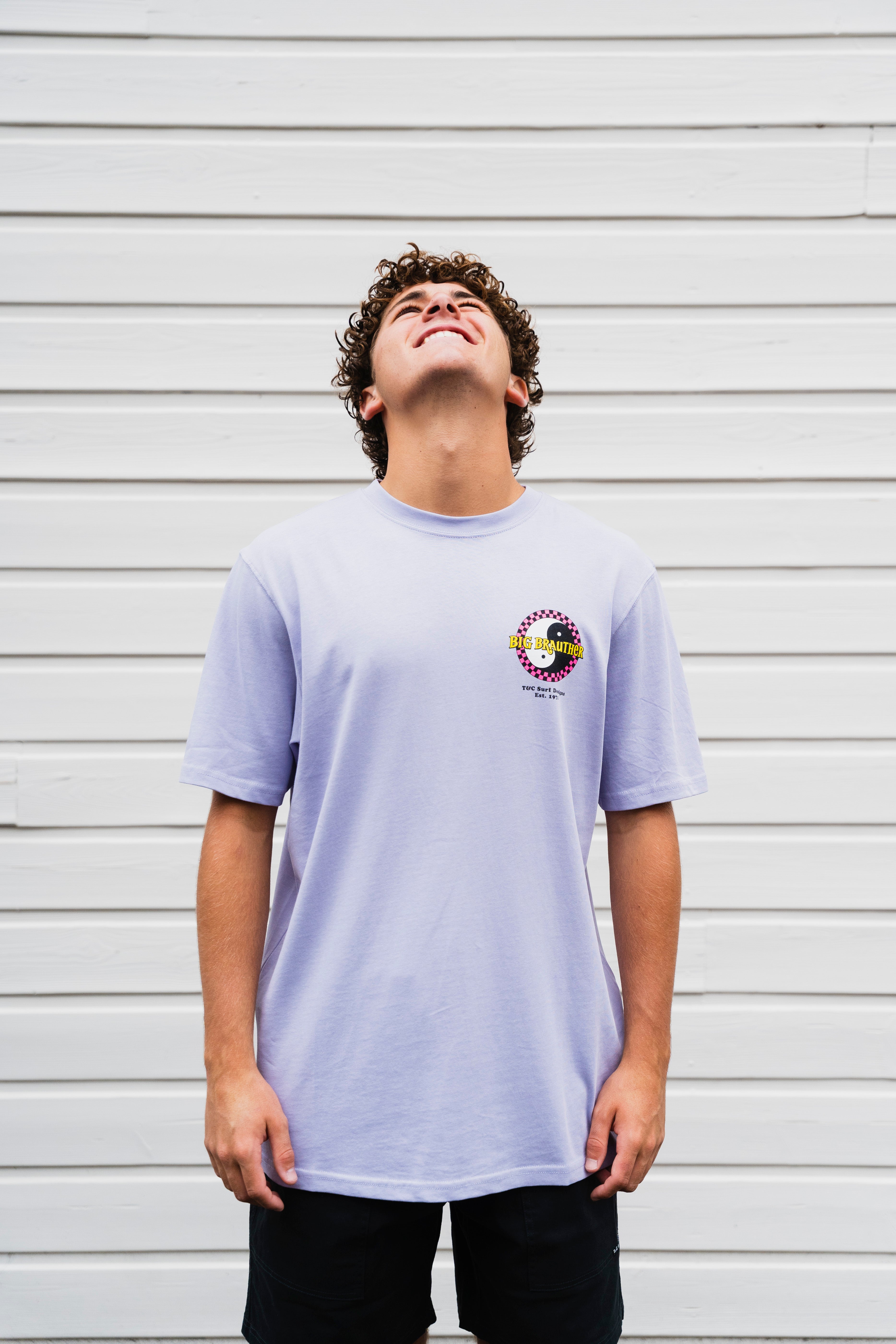 BIG BRAUTHER X T&C Surf Designs T-shirt - Washed Lavender