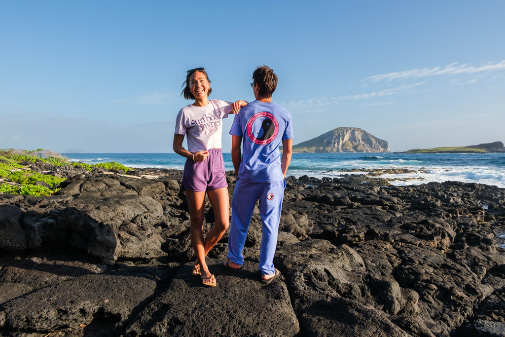 T&C Surf Designs Proprietário Crop-Lavanda