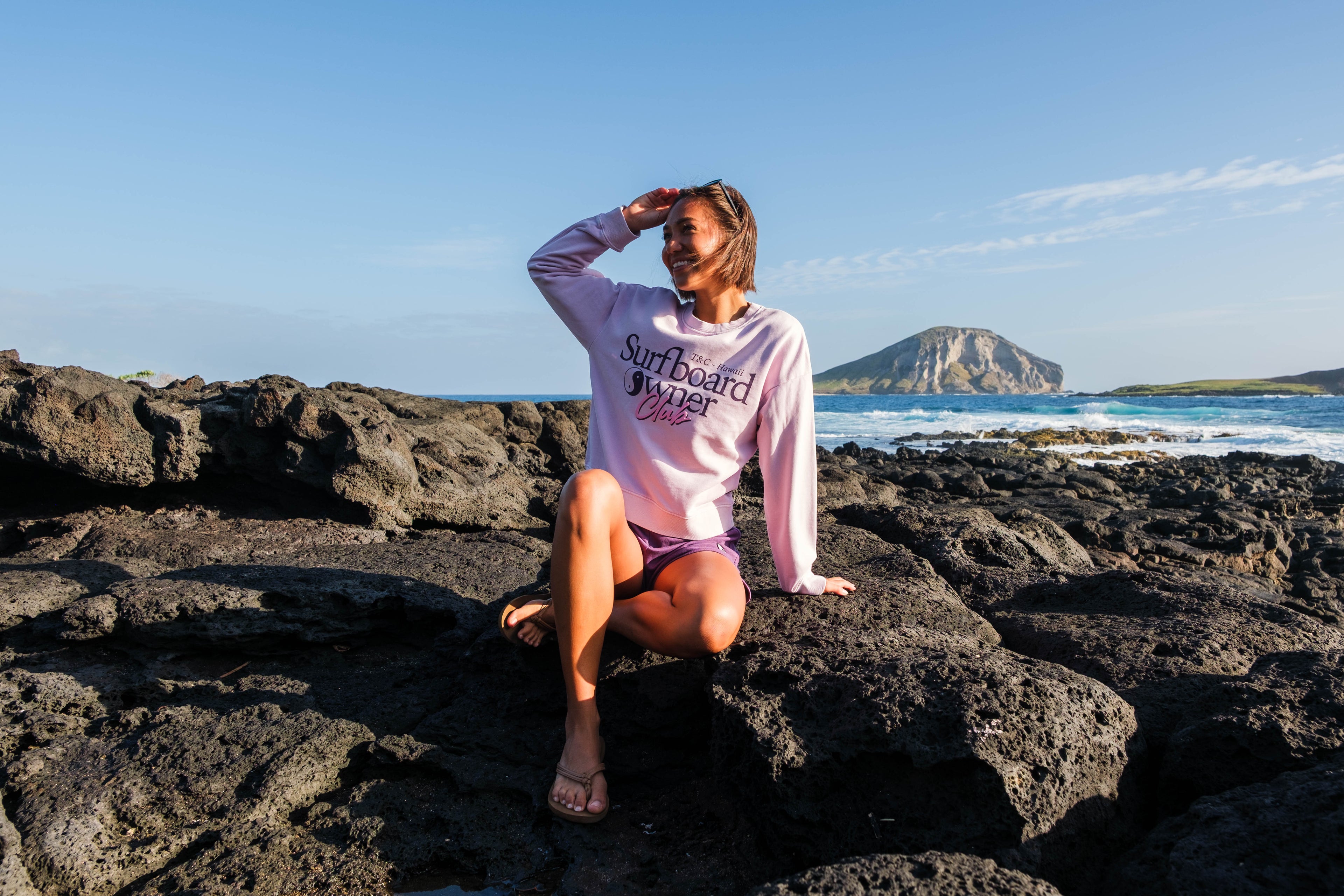 Sweatshirt T&C Surf Designs Owner Crew - Lavanda