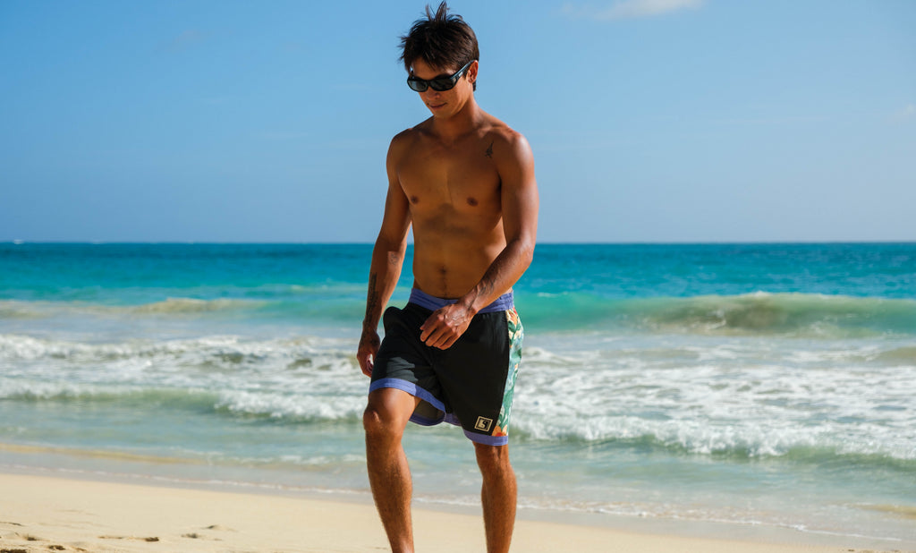 T&amp;C Surf Designs Beach Park 18" Beach Short-Wash Black