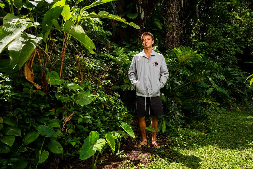 T&C Surf Designs Nylon Coach Jacket - Grey