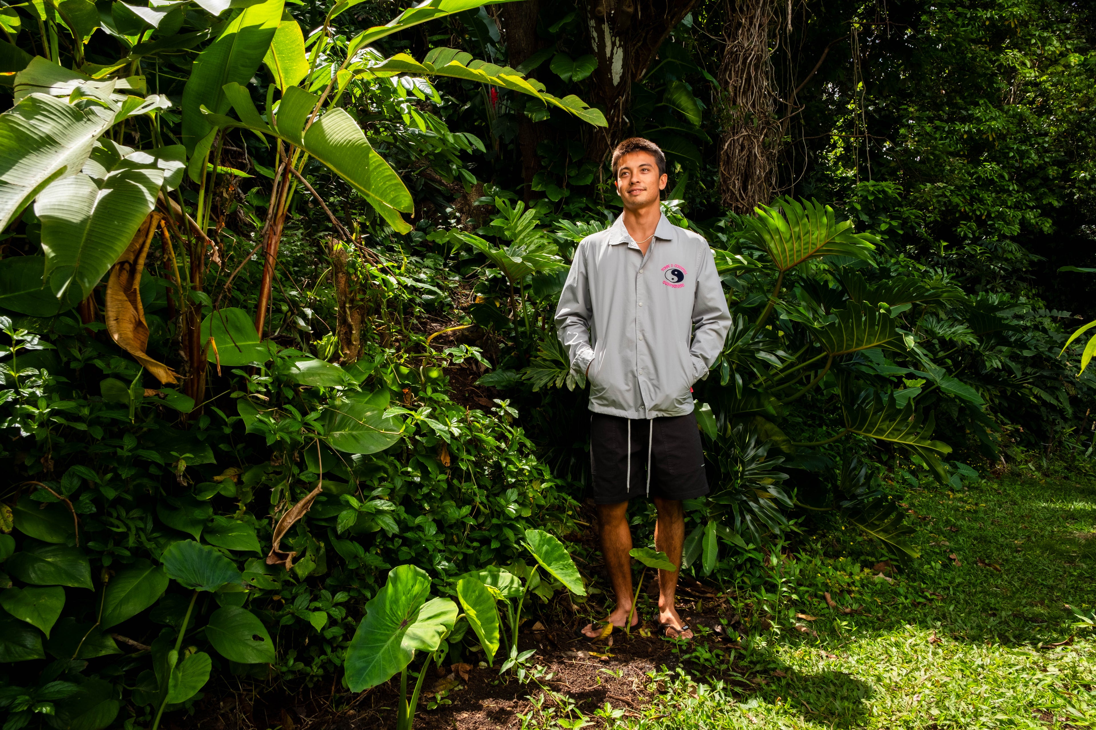 T&C Surf Designs Nylon Coach Jacket - Grey