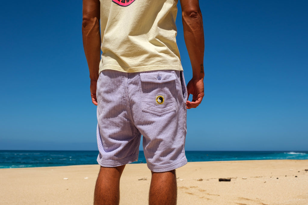 T&C Surf Designs Corduroy Beach Walkshorts 19'' - Washed Lavender
