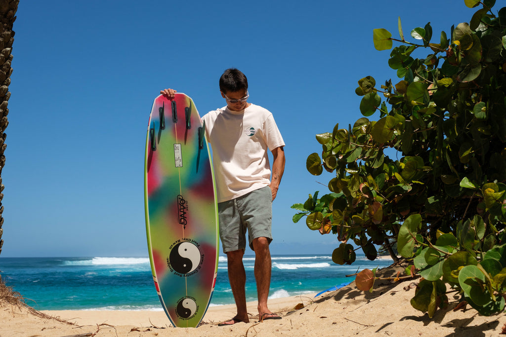 T-shirt de manga curta T&C Surf Designs TCSH - Rosa usada