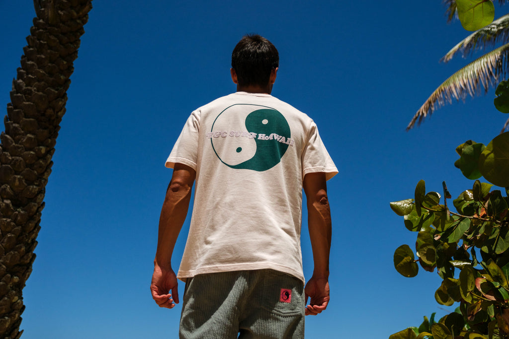 T-shirt de manga curta T&C Surf Designs TCSH - Rosa usada