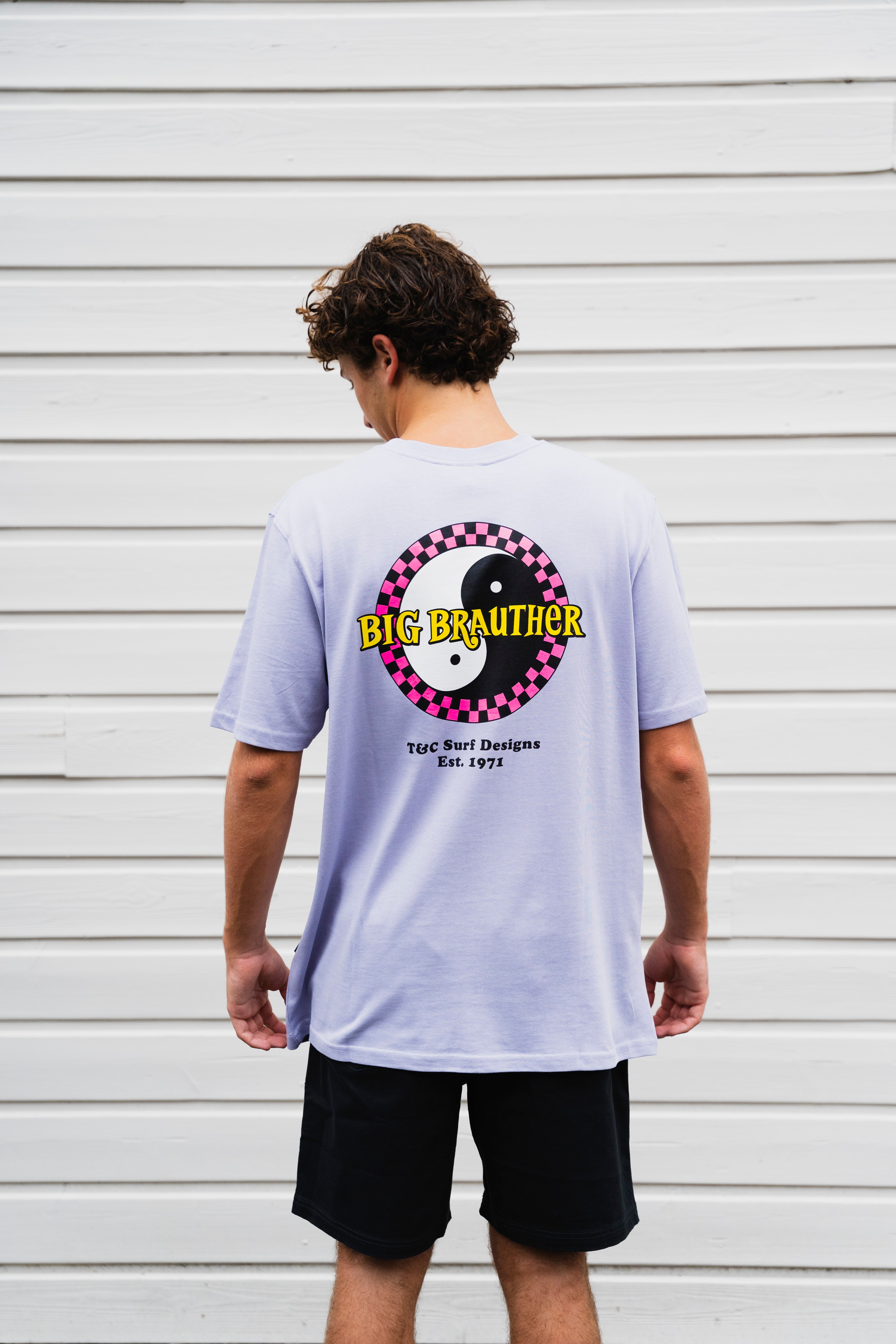 BIG BRAUTHER X T&C Surf Designs T-shirt - Washed Lavender
