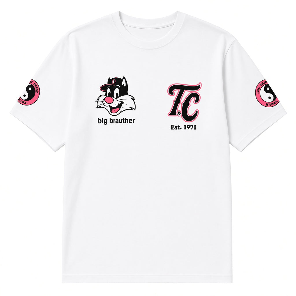 Big Brauther Baseball T-shirt manches courtes - White