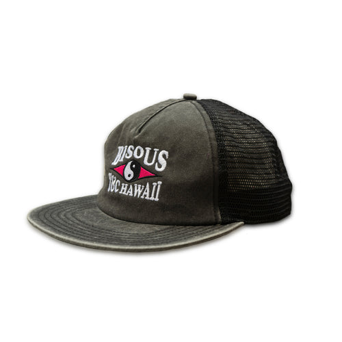 KISSES x T&C T-SHIRT TRUCKER DE 5 PAINÉIS - PRETO LAVADO