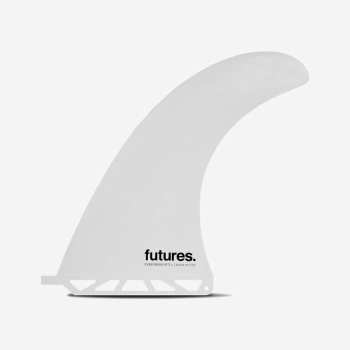 Quilhas Futures Fins Longboard Performance Thermotech Single - Branco 