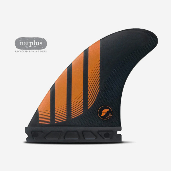 Futures Fins P6 Alpha Serie Carbon Orange Thruster - Médio 