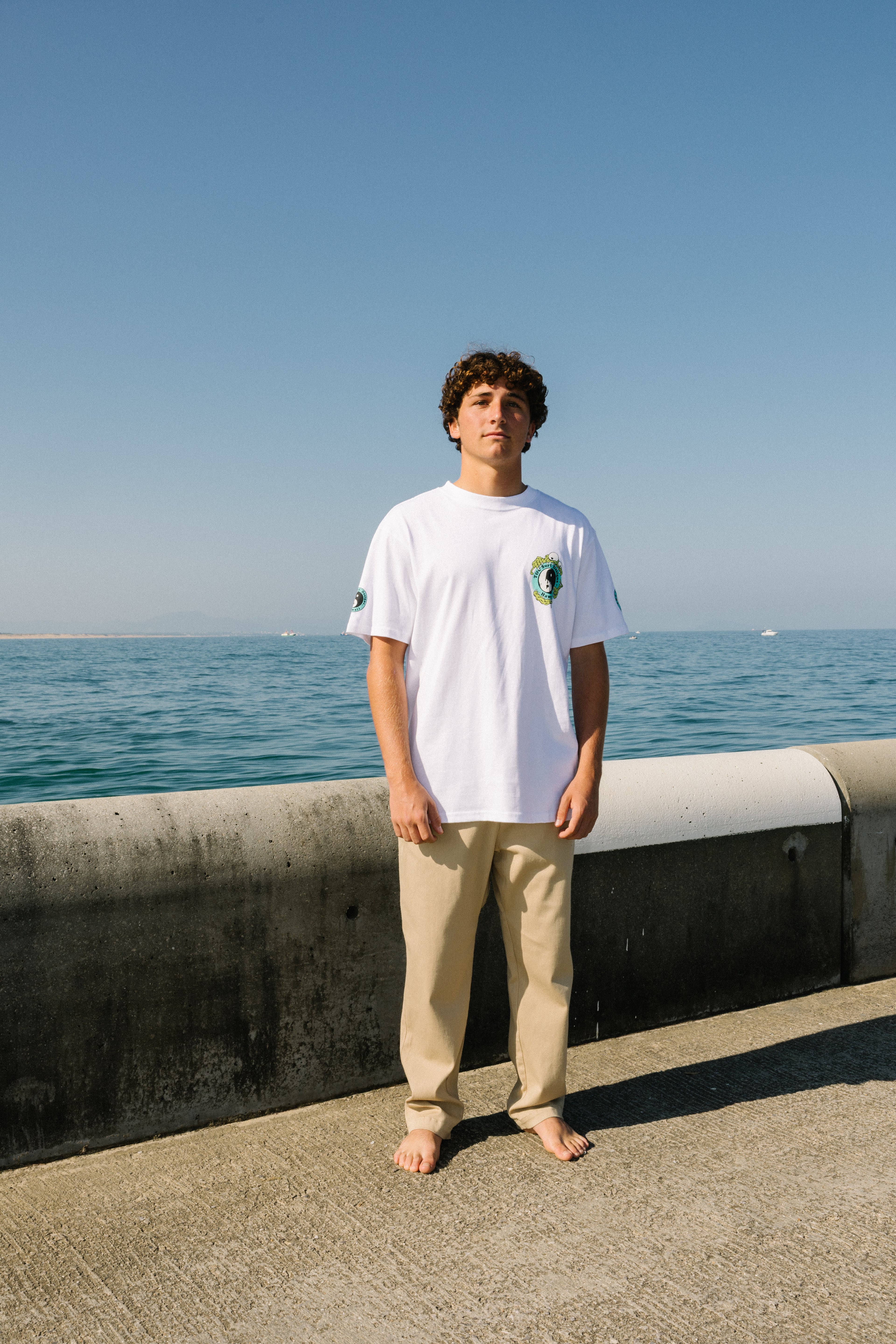 T&C Surf Designs Funco YY T-Shirt de manga curta - Branca