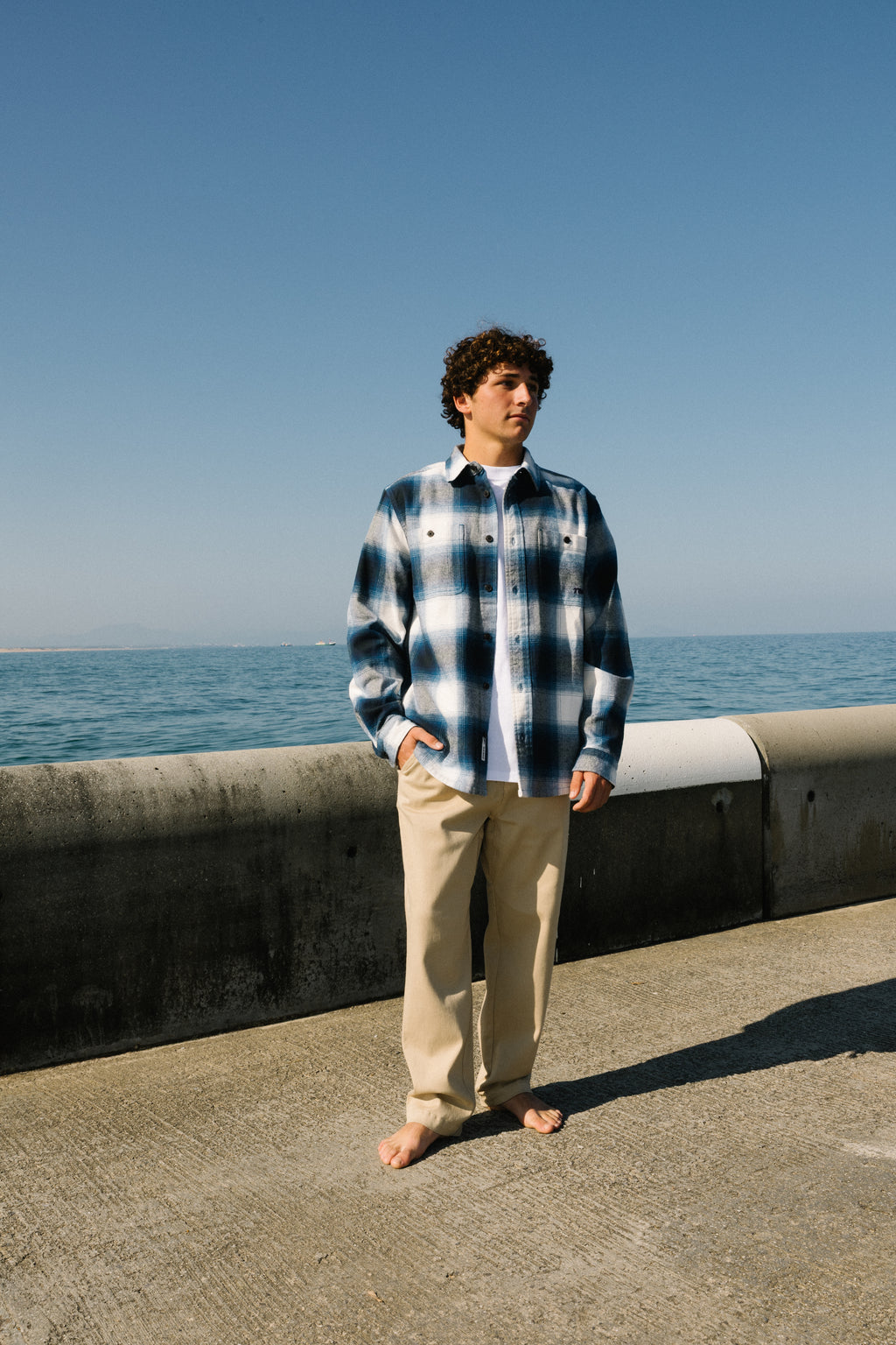 Camisola Town Heavy Duty da T&C Surf Designs - Azul Marinho