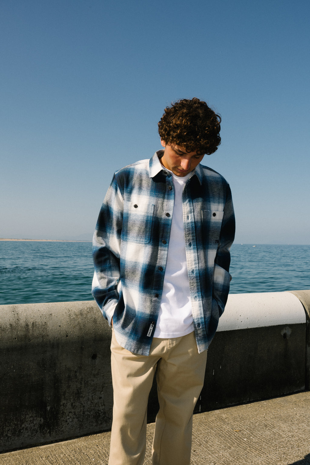 Camisola Town Heavy Duty da T&C Surf Designs - Azul Marinho
