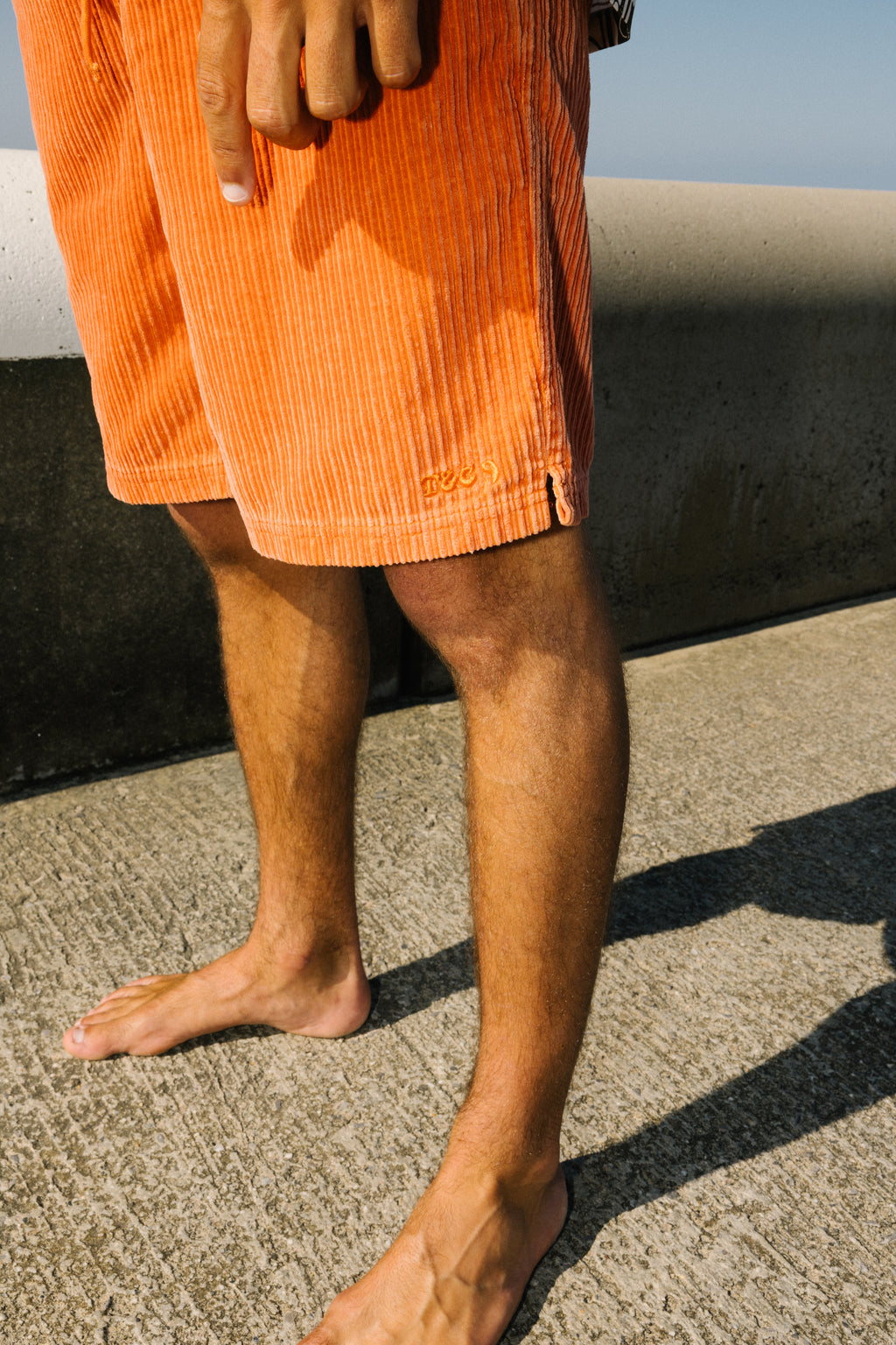 T&amp;C Surf Designs Corduroy Beach Short19"-Rust