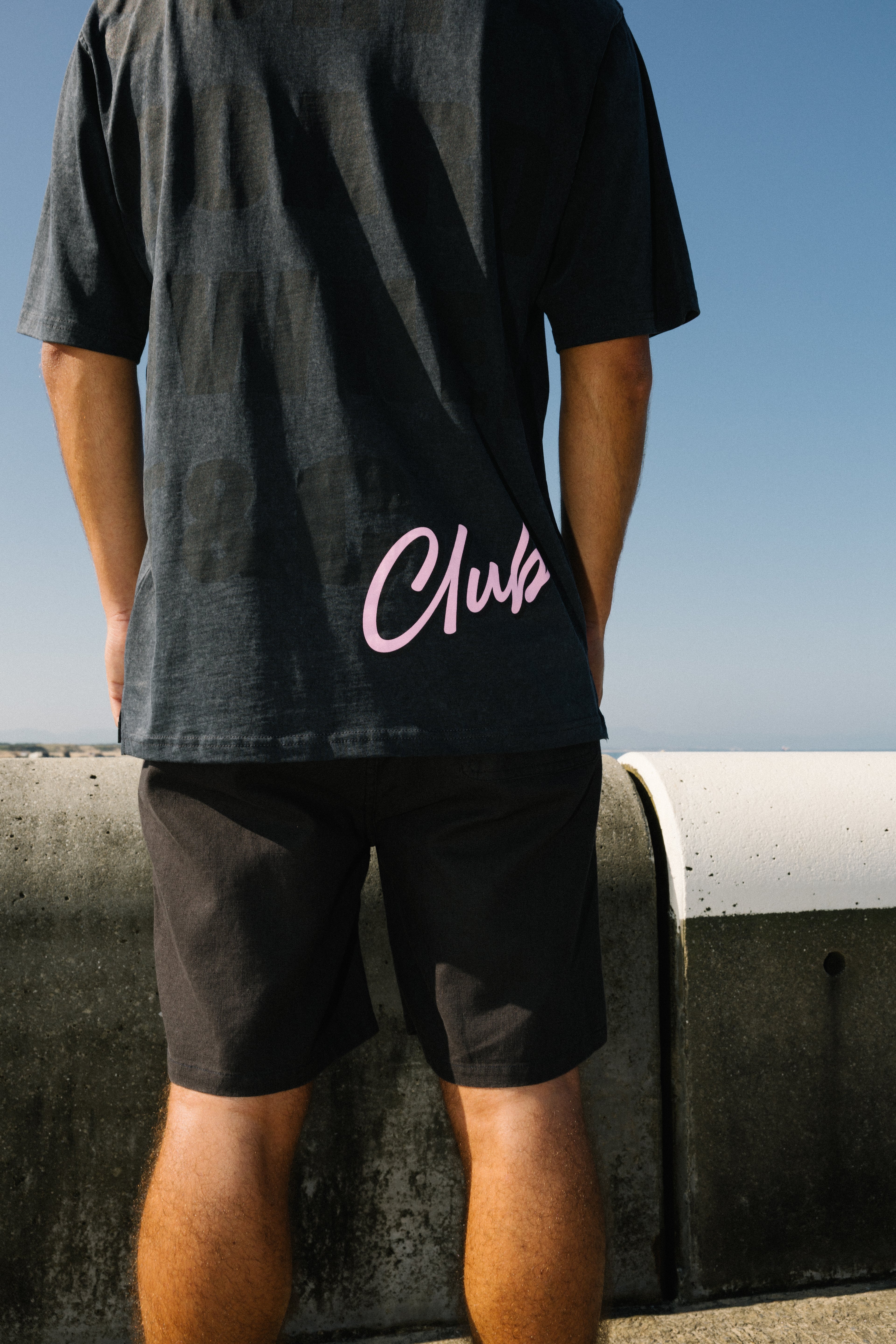 T-shirt de manga curta T&C Surf Designs Owner - Preto