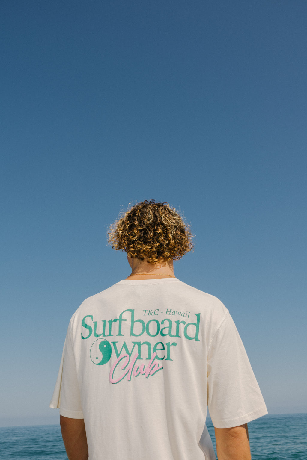 T-shirt de manga curta T&C Surf Designs Owner - Branco Vintage