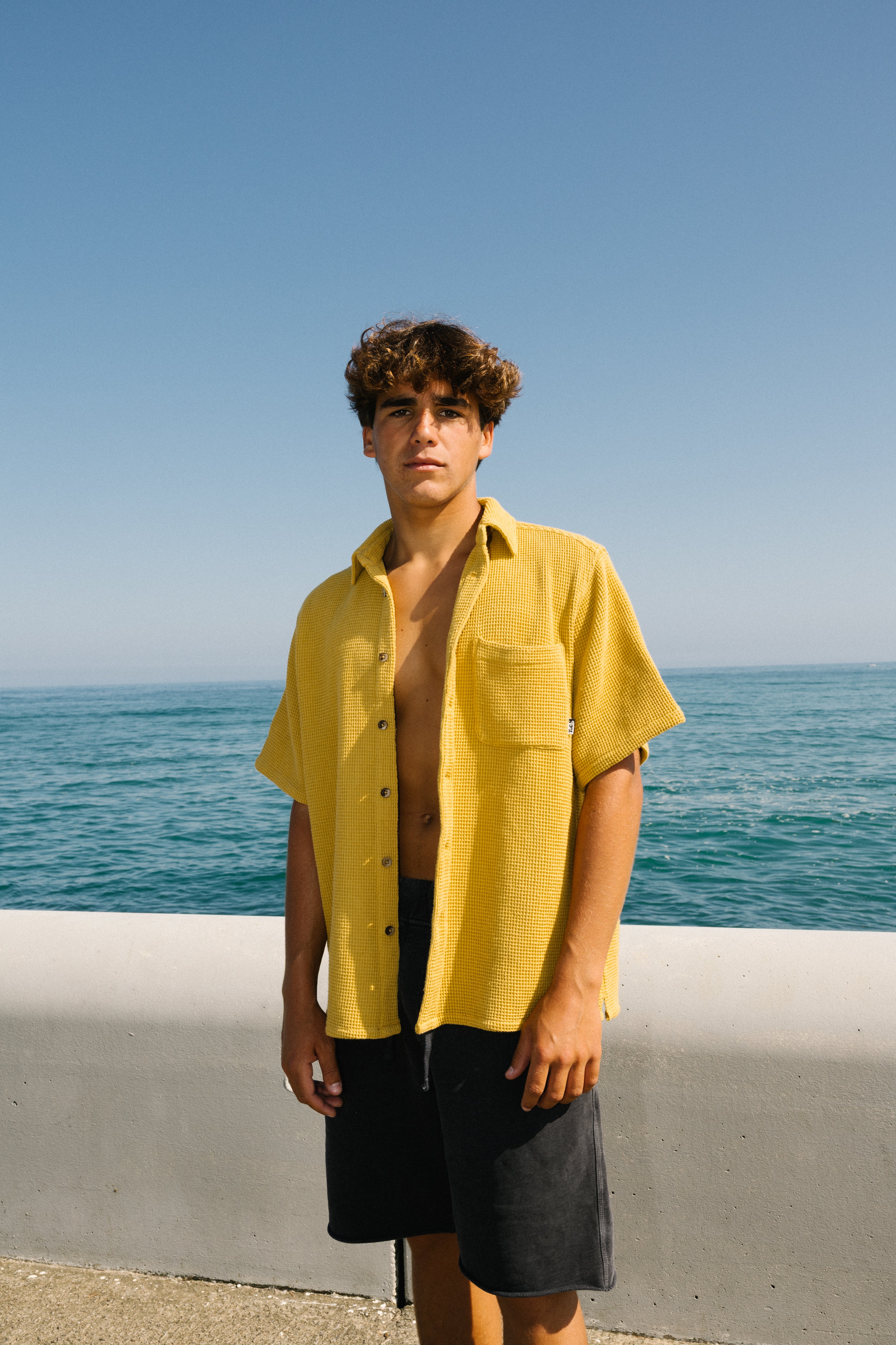 Calção de fato de treino Mist da T&C Surf Designs - Preto