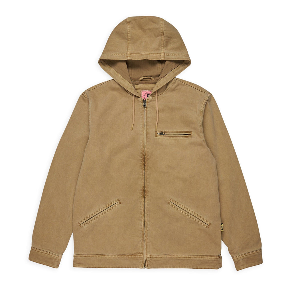 T&C Surf Designs Twill Hooded Jacket - Dark Khaki