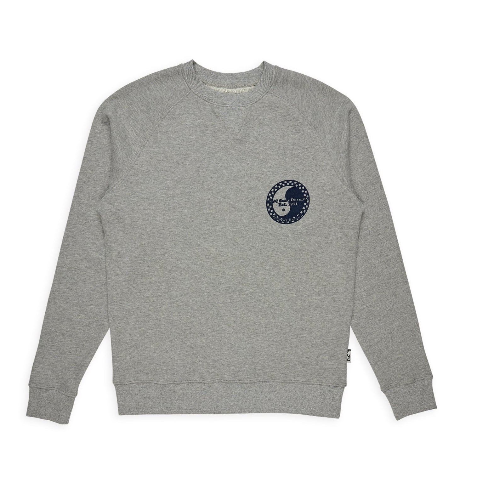 T&C Surf Designs Retro Crew Sweat - Grey Heather