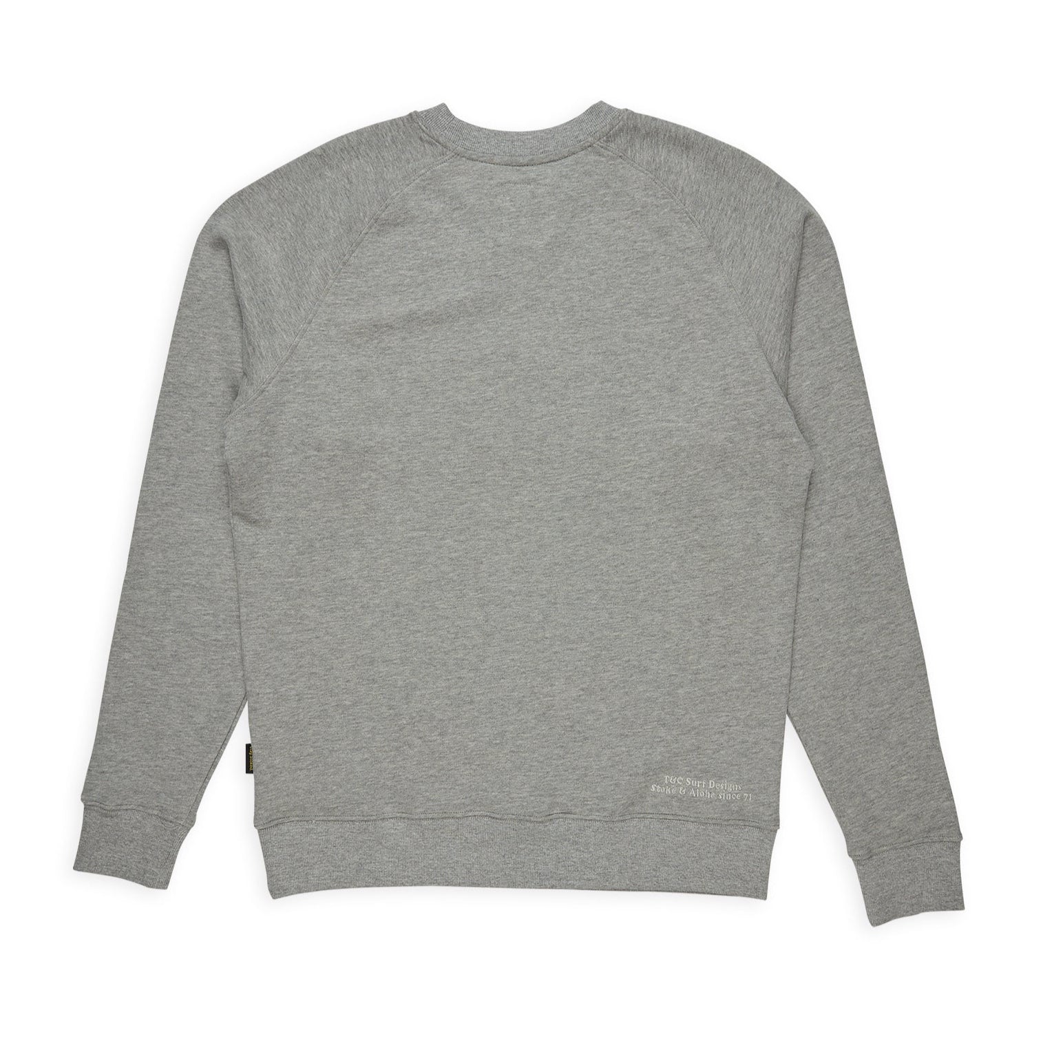 T&C Surf Designs Retro Crew Sweat - Grey Heather