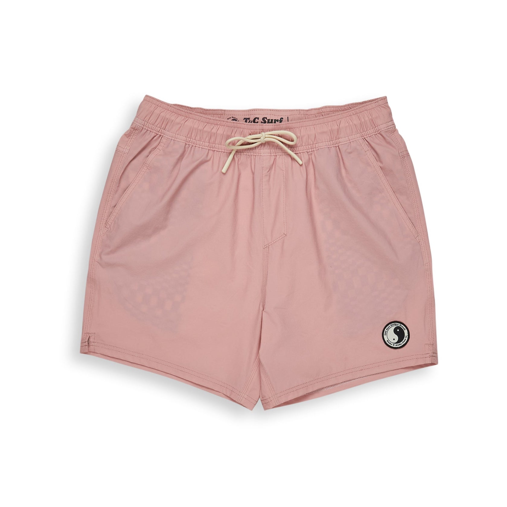 T&C Surf Designs OG Elastic 16,5" Beach Shorts - Dawn Mauve