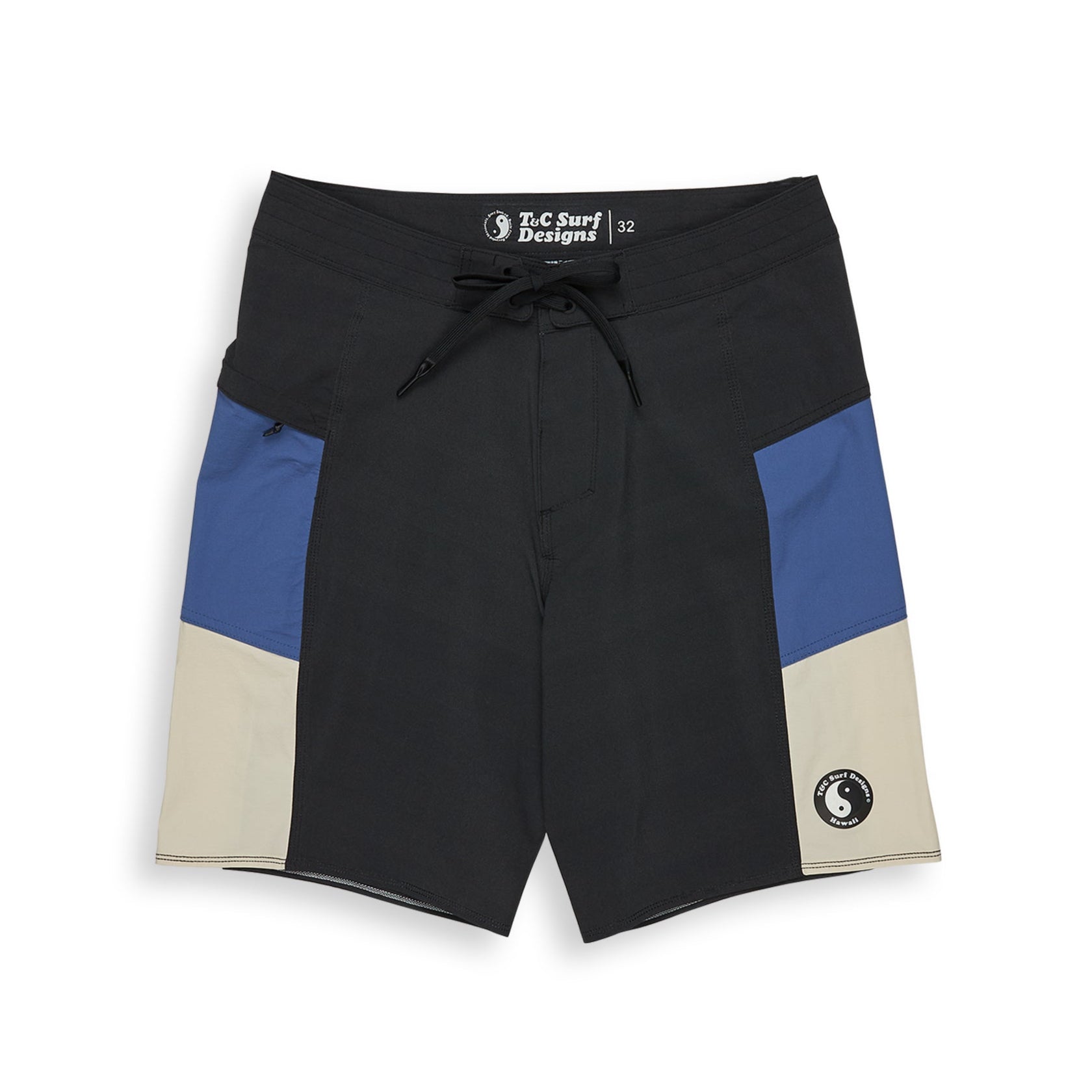 T&C Surf Designs Split 20" Bshort - Washed Black